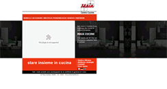 Desktop Screenshot of maiacucine.it